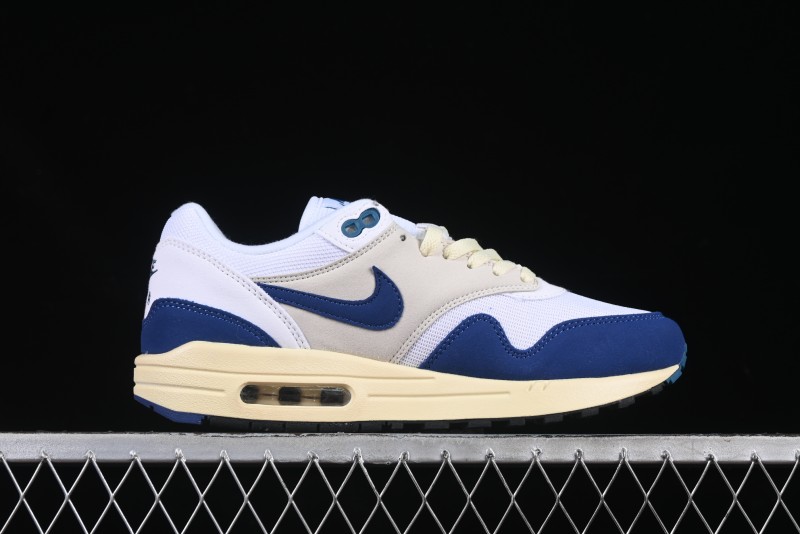 Nike Air Max 1 Retro Running Shoes with Half-Sole Air Cushion - FQ8048-133