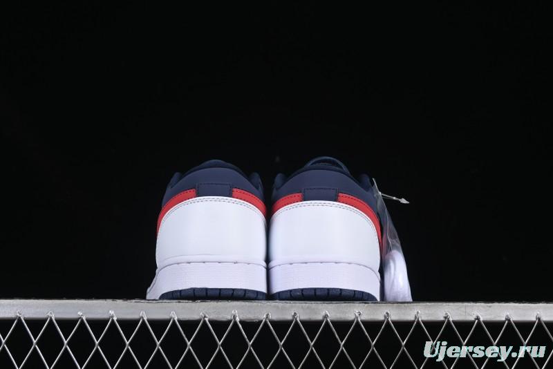 Nike Air Jordan 1 Low AJ1 Patriot Blue Red Low-Top Casual Lifestyle Sneakers - CZ8454-400