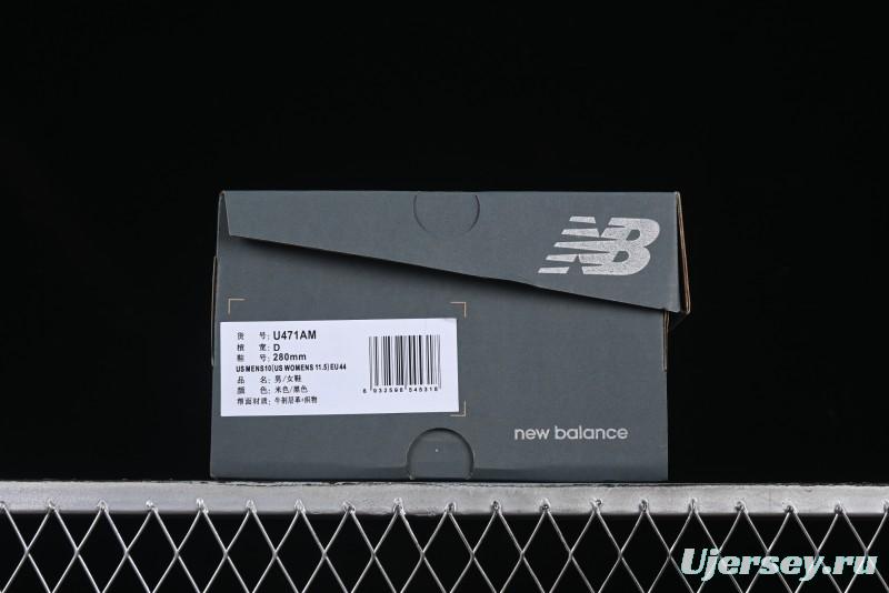 New Balance NB471 Series Fabric and Leather Casual Lifestyle Shoes - U471AM