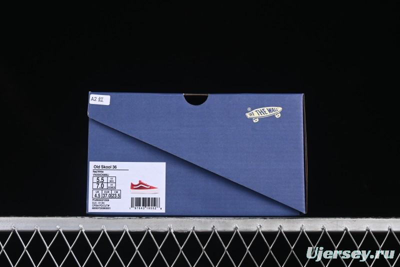 Vans Premium Old Skool 36 Retro Skate Shoes with Full-Grain Leather and Cushioned Insole - VN000D569IJ