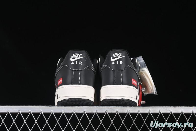 Nike Air Force 1'07 Low Supreme Casual Sneakers in Beige Grey Black - HH7518-055