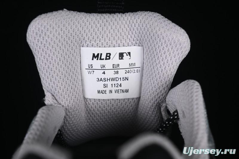 New York Yankees MLB Winner Chunky Height Increasing Thick Sole Running Shoes - 3ASHWD15N50BKS