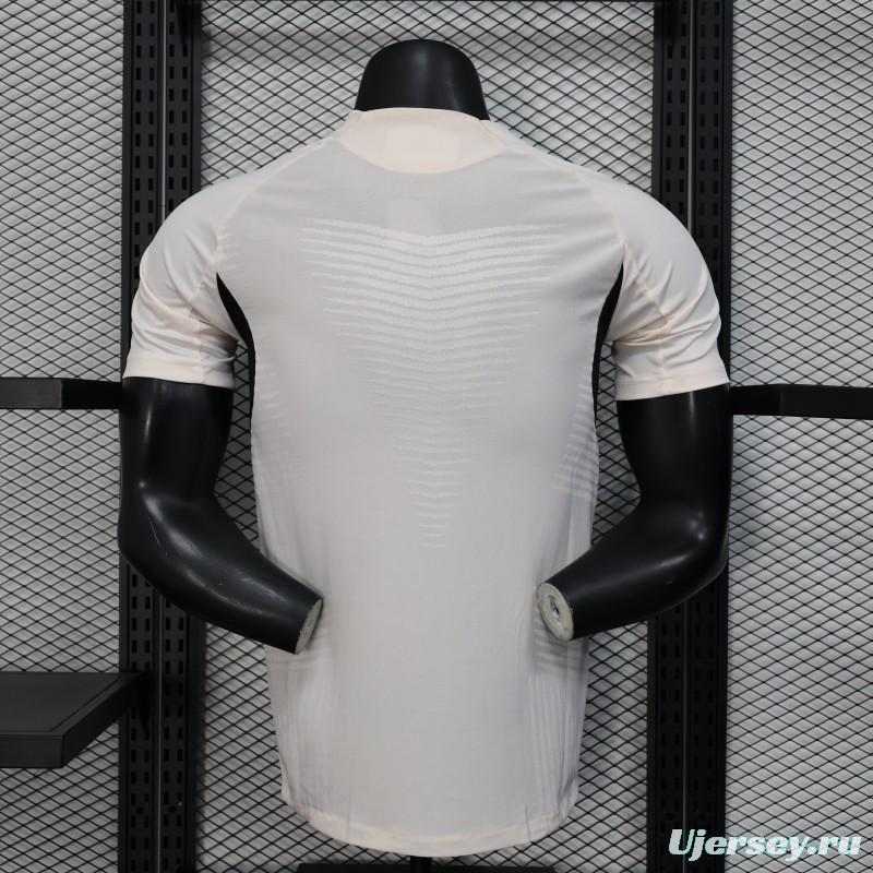 Player Version 25/26 Real Madrid White with Textured Pattern Jersey