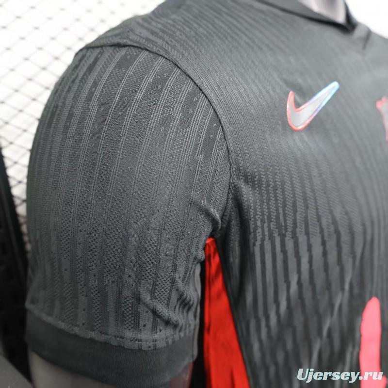 Player Version 25/26 FC Barcelona Black with Pink "T.S. 1989" Jersey