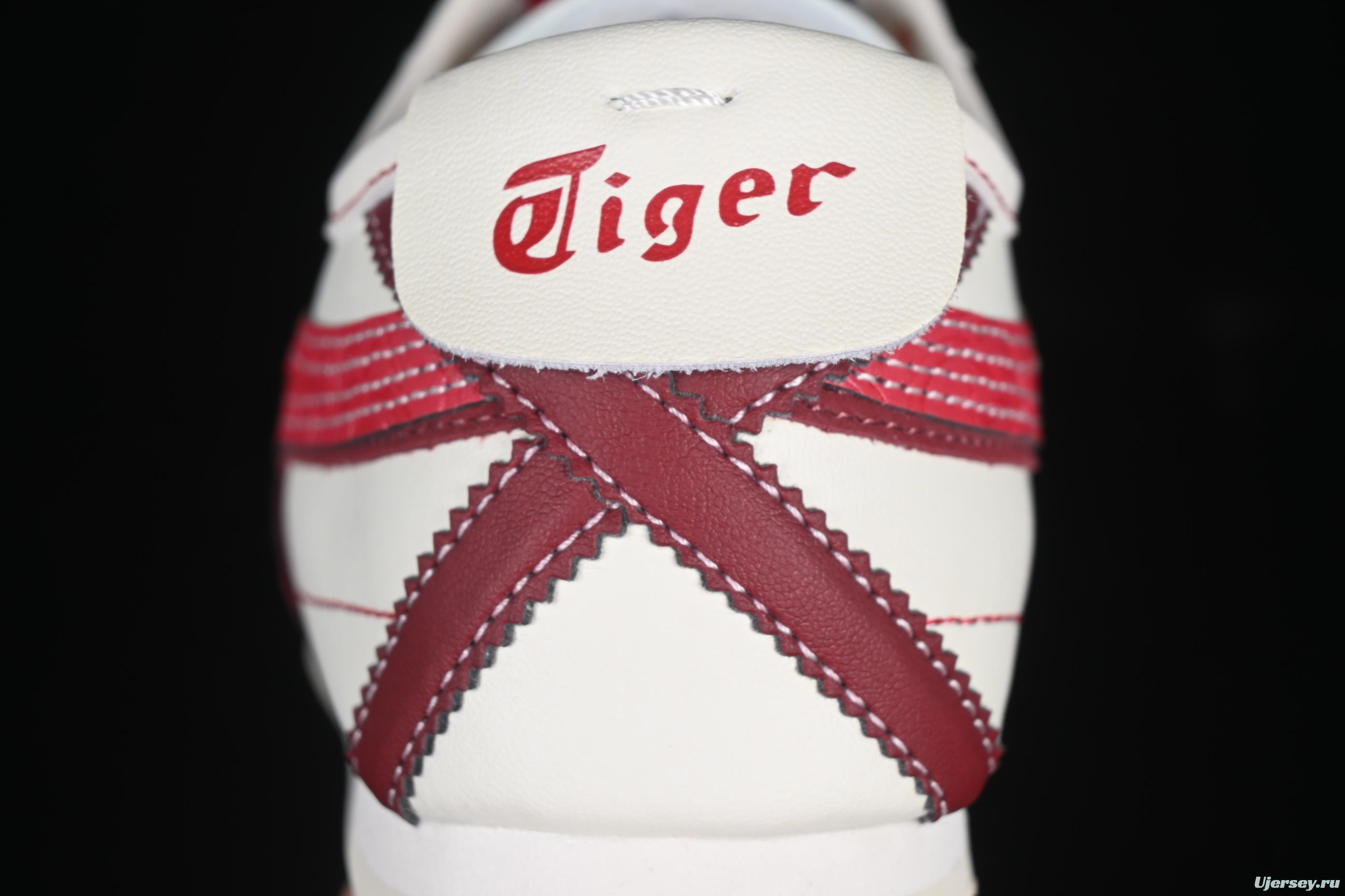 Onitsuka Tiger Mexico 66 Low-Top Leather Sneakers for Casual Running - 1183C391-100