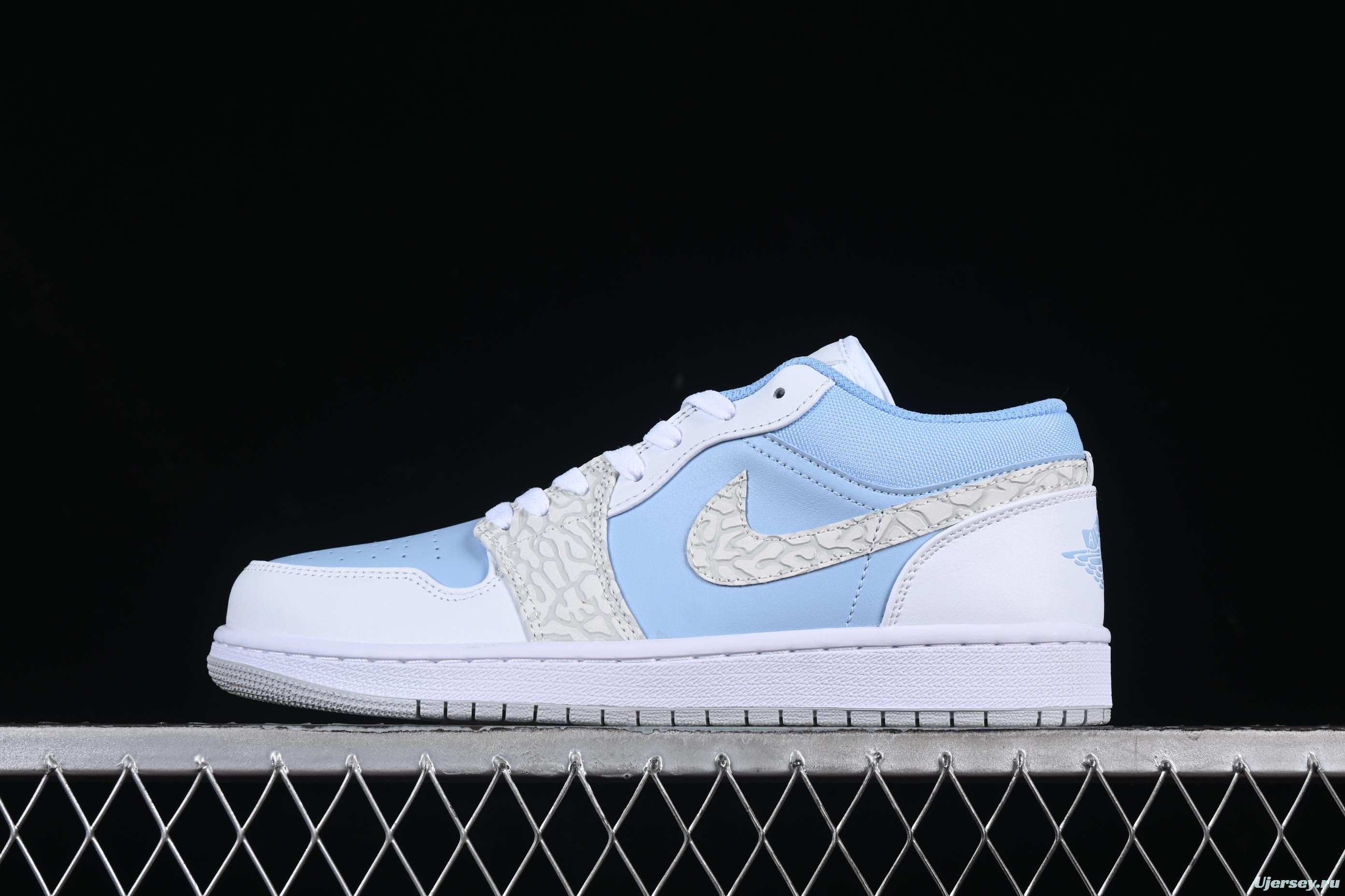 Nike Air Jordan 1 Low "True Blue" Basketball Shoes - IB7692-400