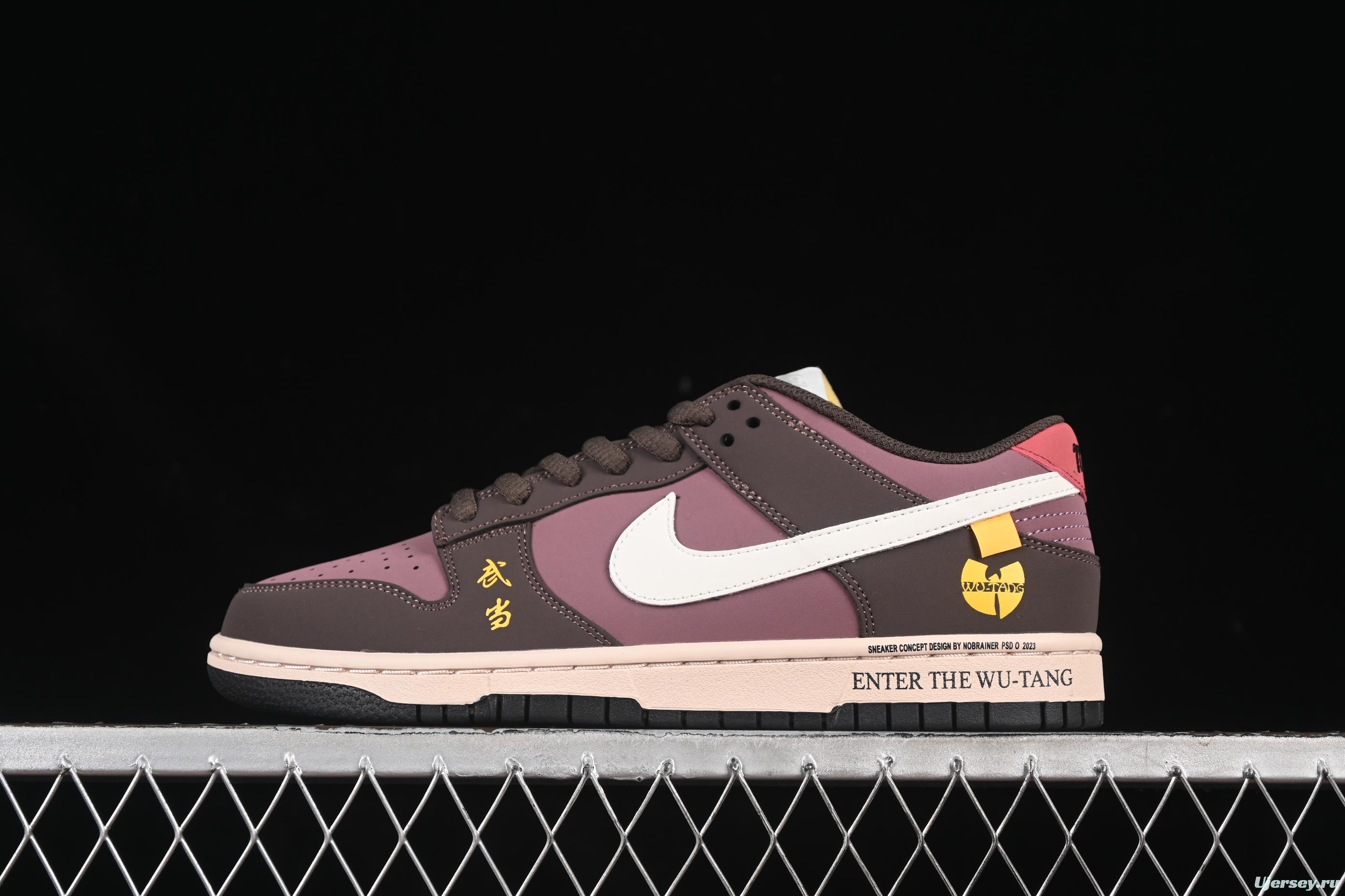 Nike SB Dunk Low Wu-Tang Collaboration Skate Shoes Low-Top Casual Sneakers - MU0232-362