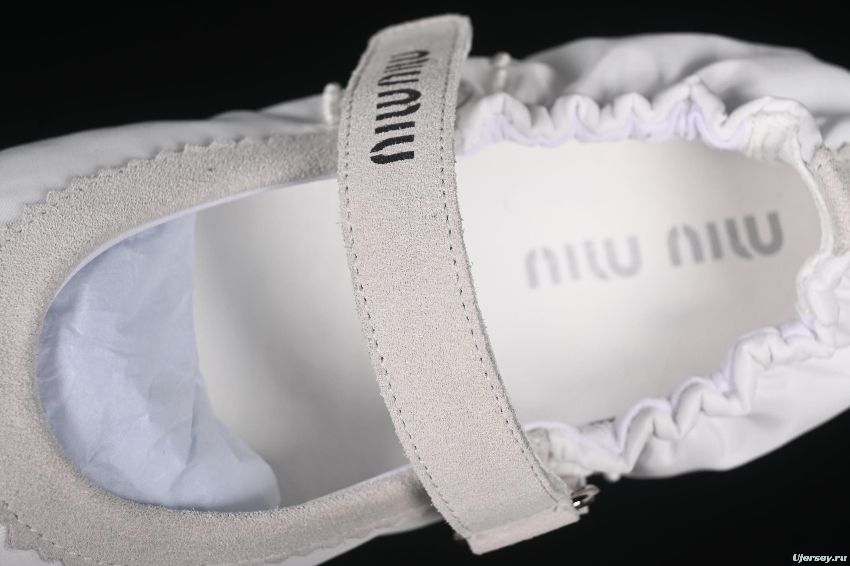 MiuMiu Mary Jane Ballet Flats - 99D4