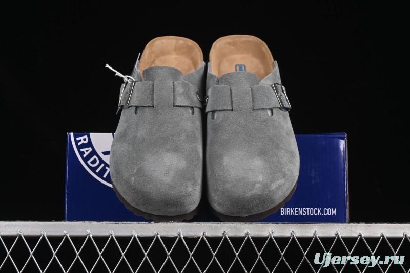 Birkenstock Arizona Soft Footbed Sandals with Suede Leather and Lambswool Lining - G.D4