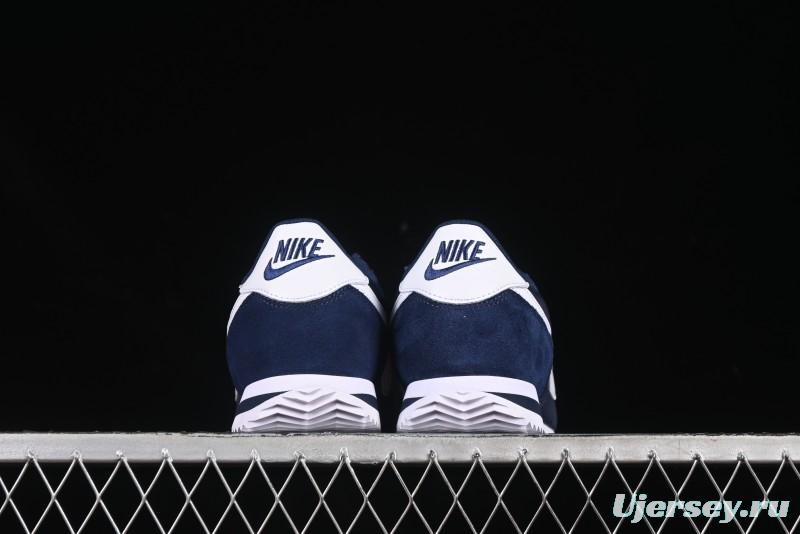 Nike Classic Cortez Leather Retro Running Shoes with Cushioned Sole - HF0263-400