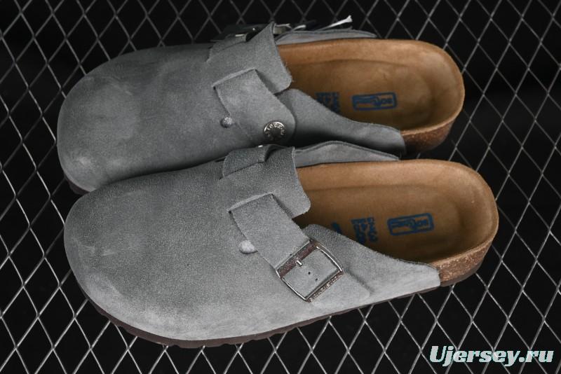 Birkenstock Arizona Soft Footbed Sandals with Suede Leather and Lambswool Lining - G.D4