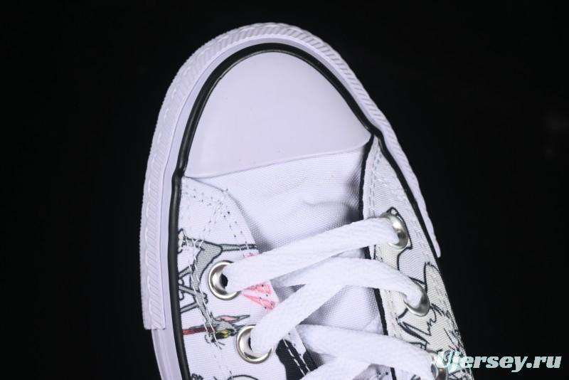 Converse All Star High Top Casual Sneakers with Tom and Jerry Theme - A15112C
