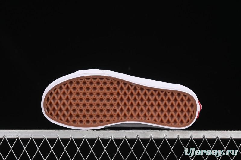 Vans Sk8-Low White Red Checkerboard Slip-Resistant Casual Skate Shoes - VN0A4UUK4W9