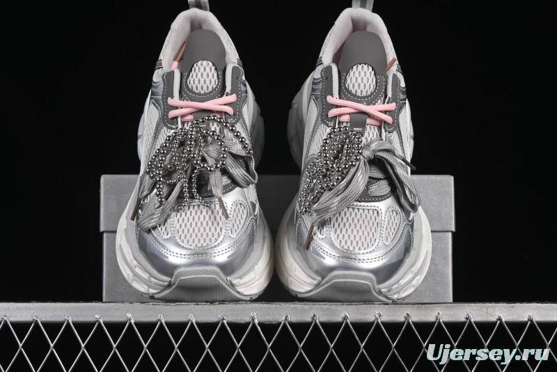 GG-CC Thick Sole Casual Running Shoes with Fashionable Design - G25S2507 Silver