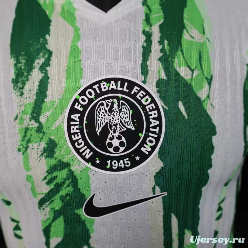 Player Version 2025 Nigeria Green/White Jersey