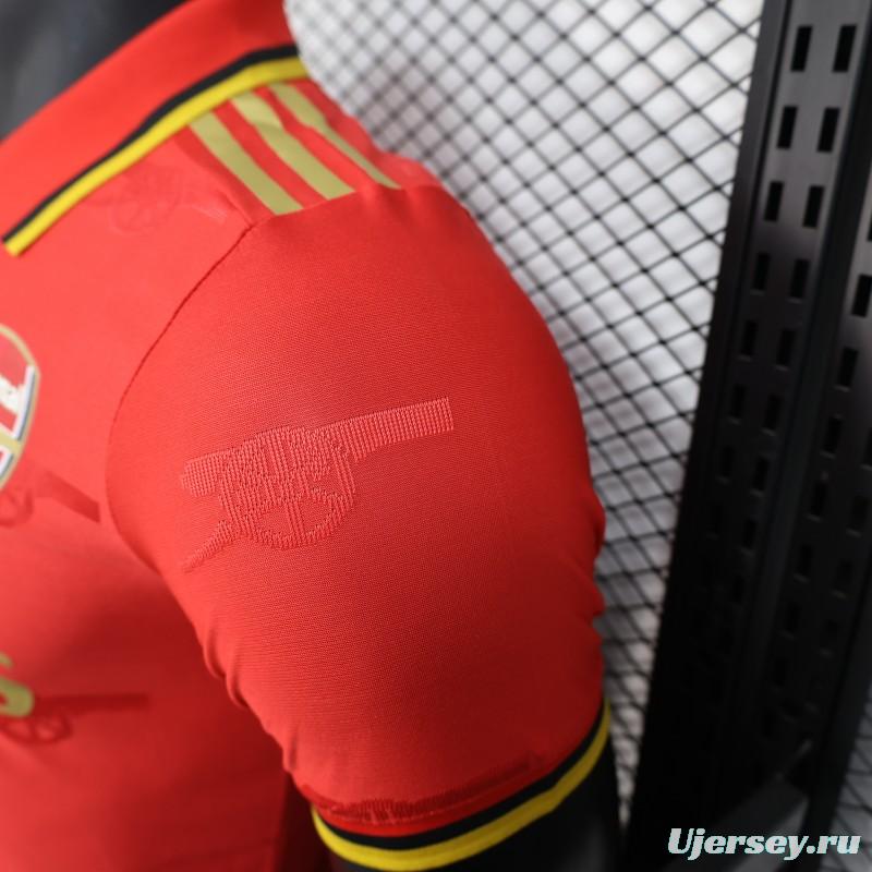 Player Version 25/26 Arsenal Red with Classic Design Jersey