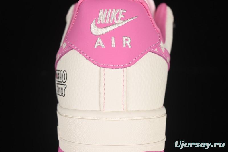 Nike Air Force 1 '07 Low Cartoon Cat Collaboration Pink Cartoon Cat Casual Sneakers - KK1988-082