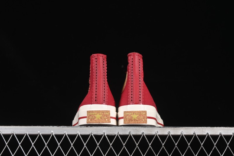 Converse Chuck Taylor All Star 1970s High Top Sneakers in China Red - A12460C