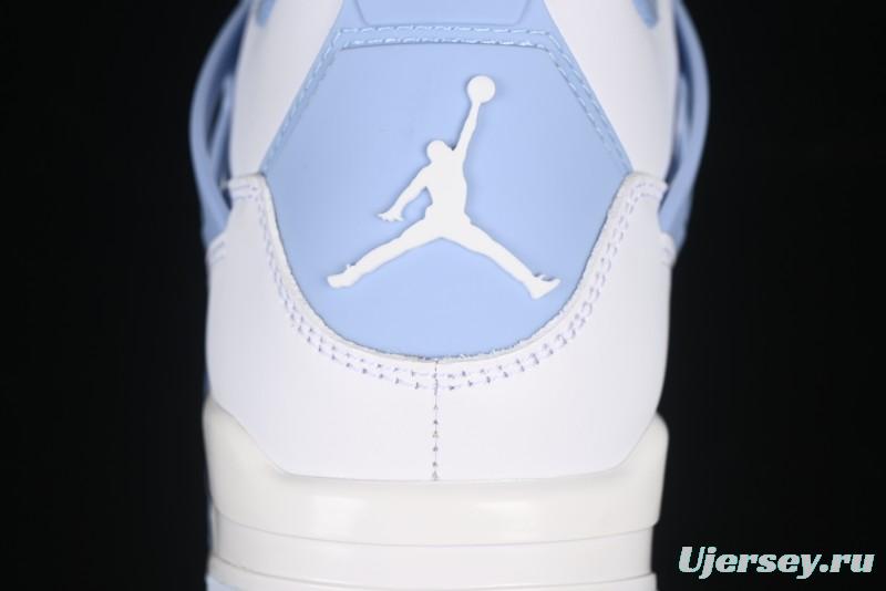 Nike Air Jordan 4 Retro "Forget Me Not" Mothers Day Sneakers with Floral Accents - HV0823-100