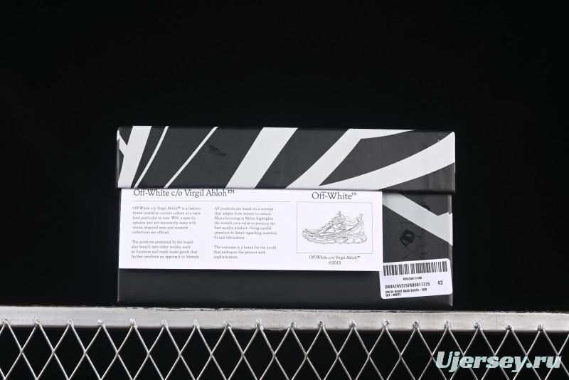 Off-White Be Right Low-Top Lifestyle Sneakers in Grey Orange - X.E5