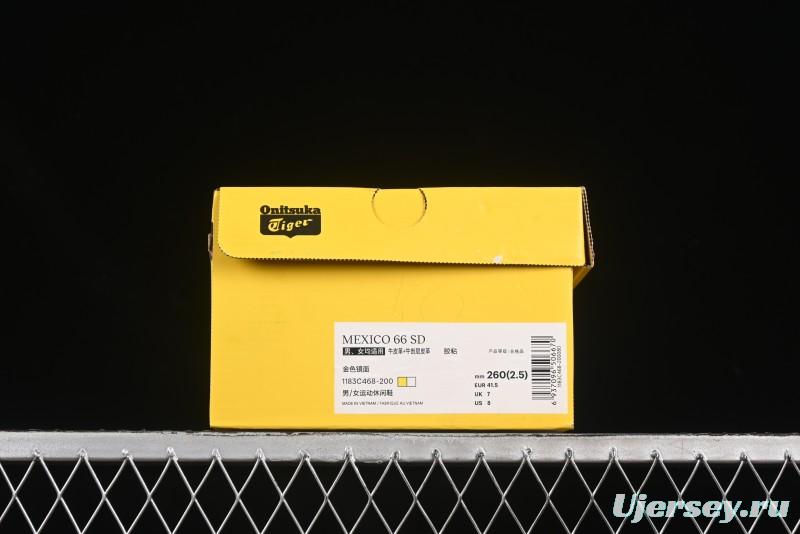 Onitsuka Tiger Mexico 66 SD Low-Top Leather Sneakers for Casual Running - 1183C468-200