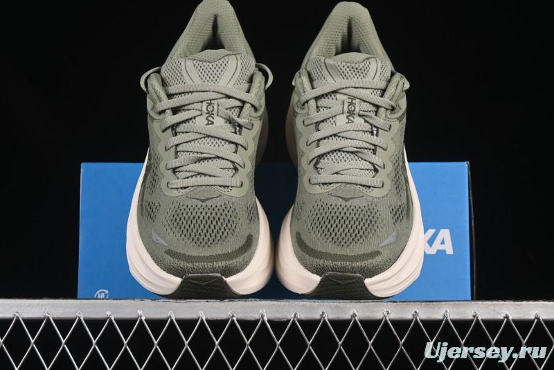 HOKA ONE ONE Bondi 9 Cushioned Running Shoes with Soft EVA Midsole - 1162011 SSSC