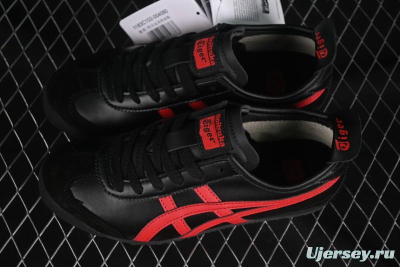 Onitsuka Tiger Mexico 66 Low-Top Leather Sneakers for Casual Running - 1183C102-004