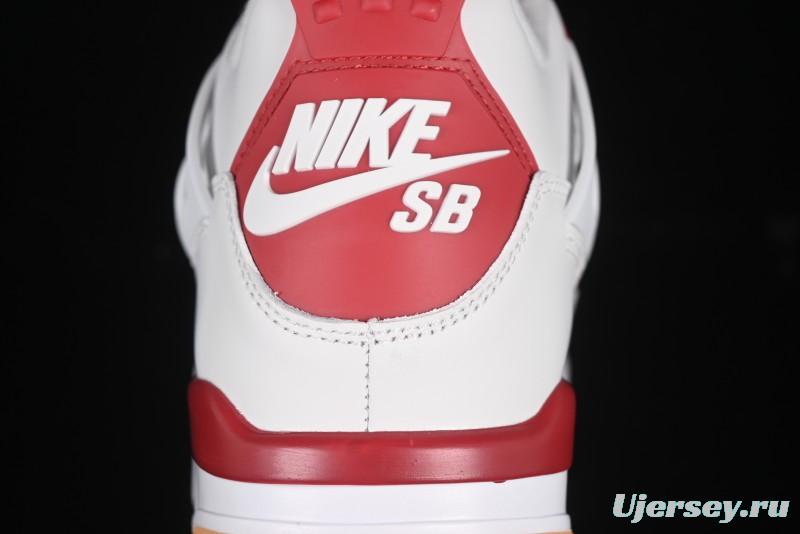 Nike SB x Air Jordan 4 OG "Varsity Red" Retro Basketball Shoes - DR5415-106