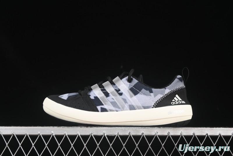 Adidas Climacool Boat Lace Graphic Running Shoes with Breathable Mesh and Cushioned Sole - BA8397