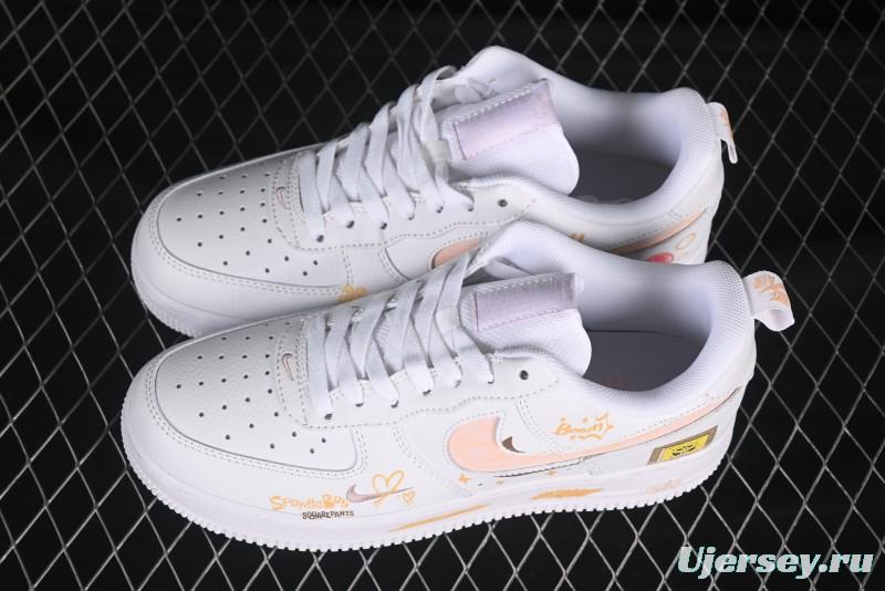 Nike Air Force 1'07 Low SpongeBob SquarePants Casual Sneakers - FB8971-070