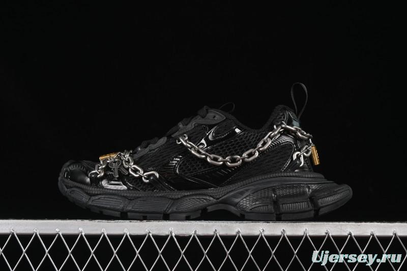 Balenciaga Phantom Sneaker 3XL Running Shoes with Transparent Heel Strap - W3XPL1882
