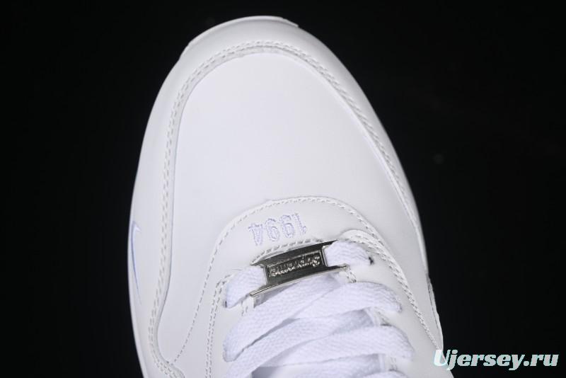 Nike Air Max 1 Retro Running Shoes with Half-Sole Air Cushion - HF8813-100