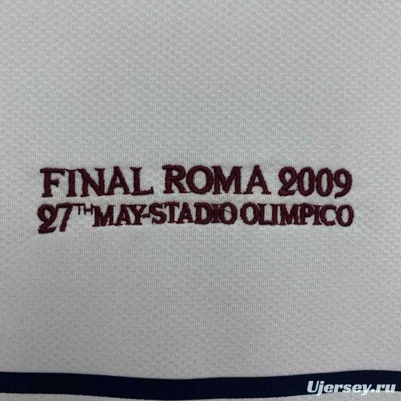 08/09 Retro Manchester United Champions League Away Edition Jersey