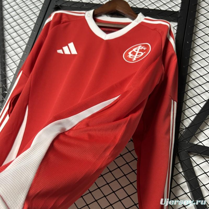 25/26 Long Sleeve Brazil SC Internacional Home Jersey