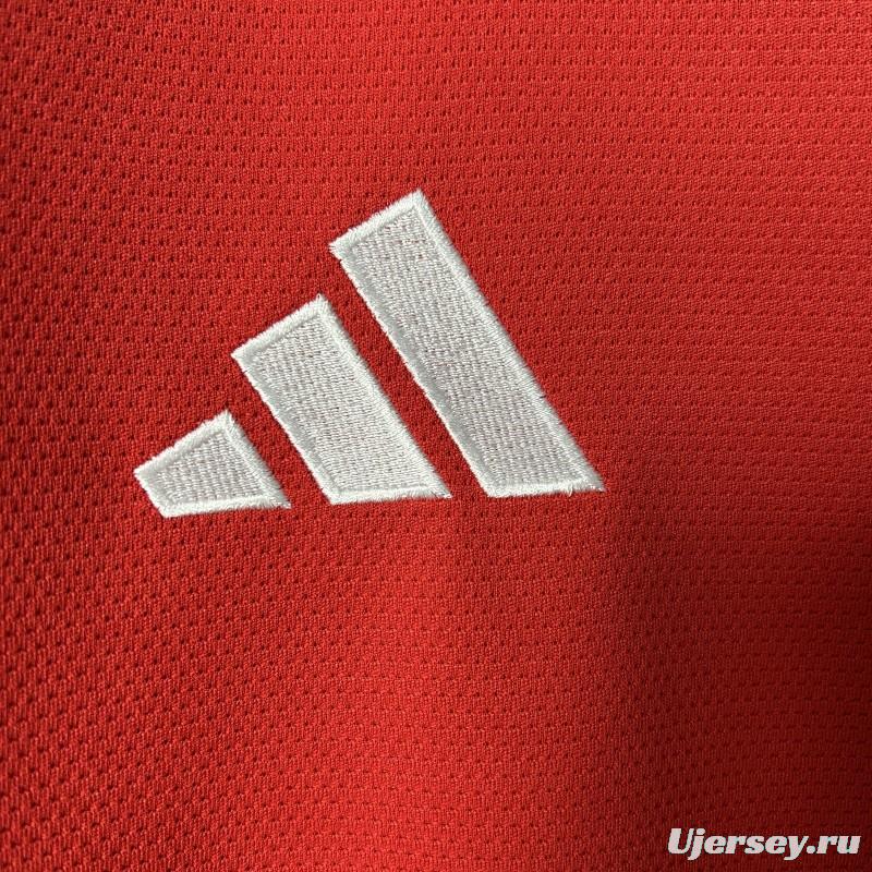 25/26 Long Sleeve Brazil SC Internacional Home Jersey