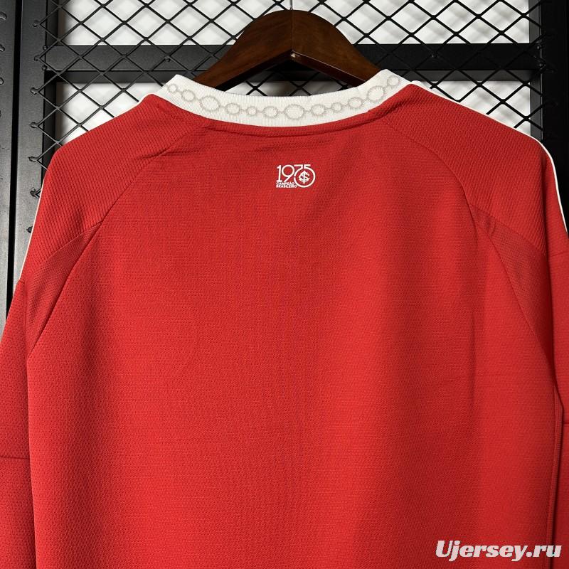 25/26 Long Sleeve Brazil SC Internacional Home Jersey