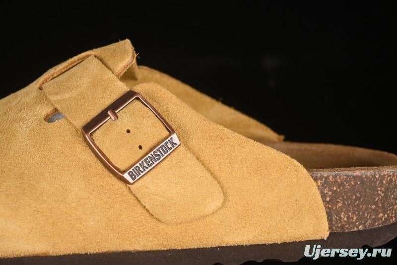 Birkenstock Arizona Soft Footbed Sandals with Suede Leather and Lambswool Lining - G.D4