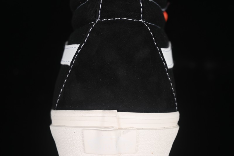 Fear of God x Vans Sk8-Hi High-Top Sneakers in Minimalist Black/White - VN0A2XS1ML5