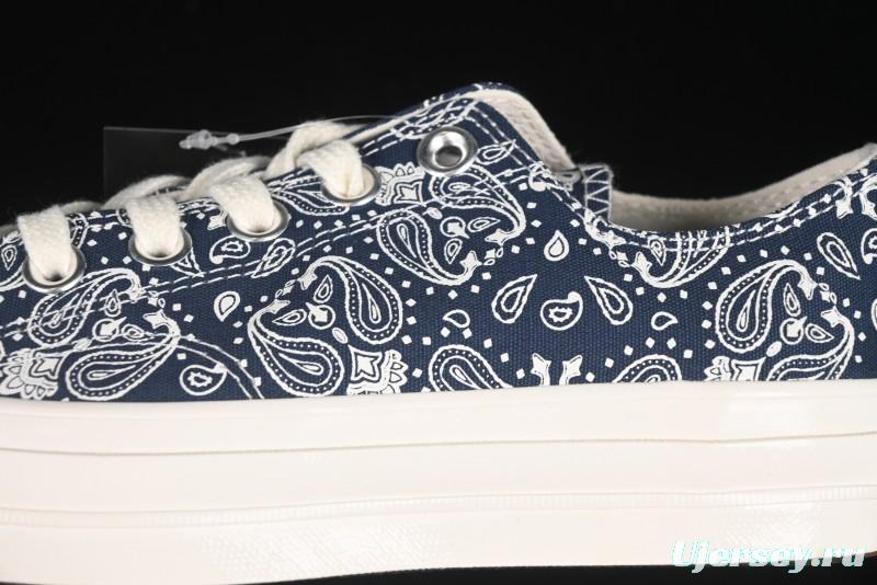 Converse Chuck 1970s Low Top Casual Sneakers with Paisley Pattern - A15751C