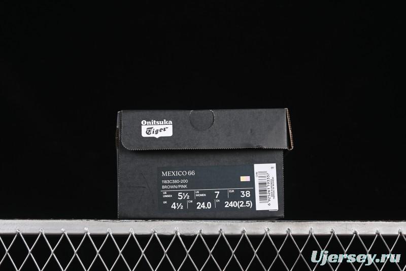 Onitsuka Tiger Mexico 66 Low-Top Leather Running Shoes - 1183C380-200