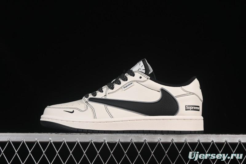 Nike Travis Scott x Fragment Design x Air Jordan 1 Low OG SP Casual Sneakers - DH0223-311