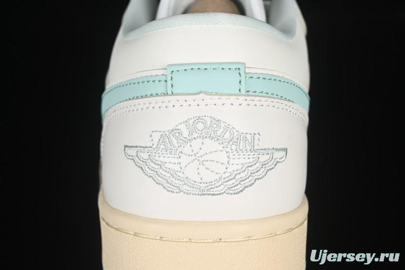 Nike Air Jordan 1 Low AJ1 White Mint Green Low-Top Casual Lifestyle Sneakers - DC0774-134