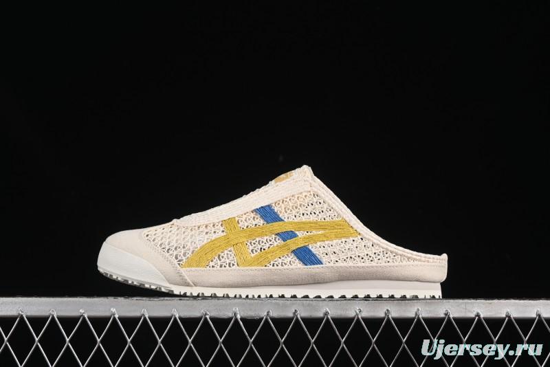 Onitsuka Tiger Mexico 66 Sabot Slip-On Shoes with Breathable Mesh Upper - 1183C123-104