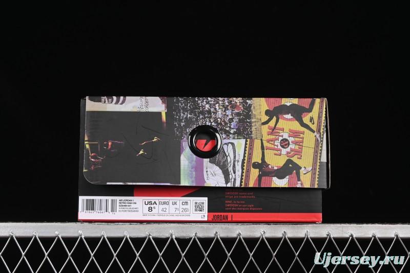 Nike Air Jordan 1 High OG AJ1 Fragment Design Collaboration High-Top Basketball Shoes - DZ5485-041