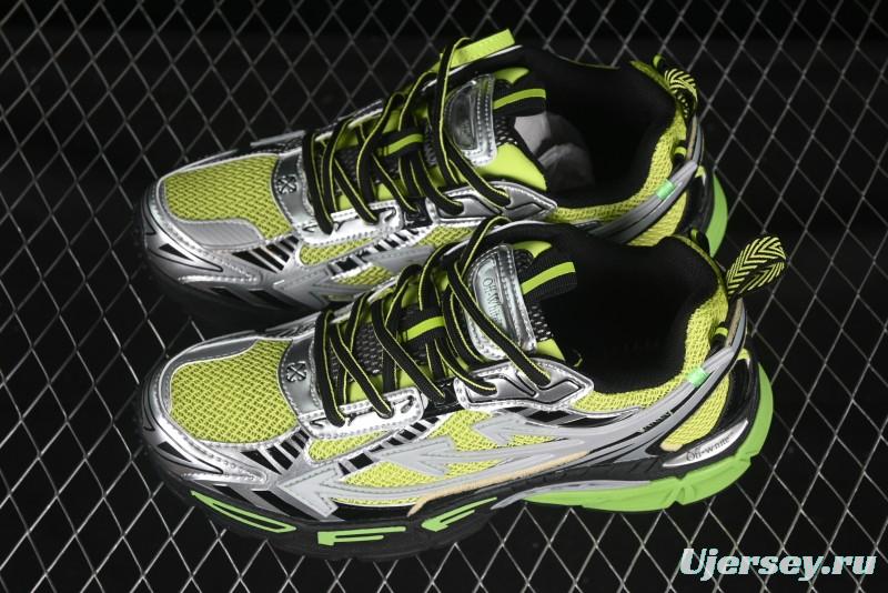 Off-White Be Right White Green Low-Top Lifestyle Casual Shoes - X.E5