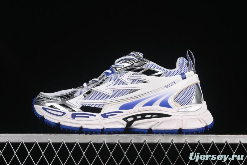 Off-White Be Right Low-Top Lifestyle Sneakers in White Blue - X.E5