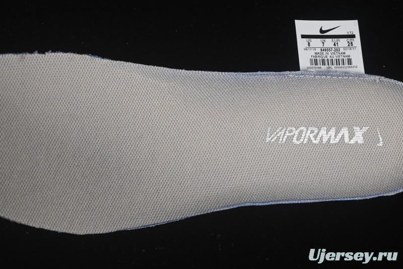 Nike Vapormax Flyknit Breathable Casual Running Shoes with Full-Length Air Cushion - 849557-202