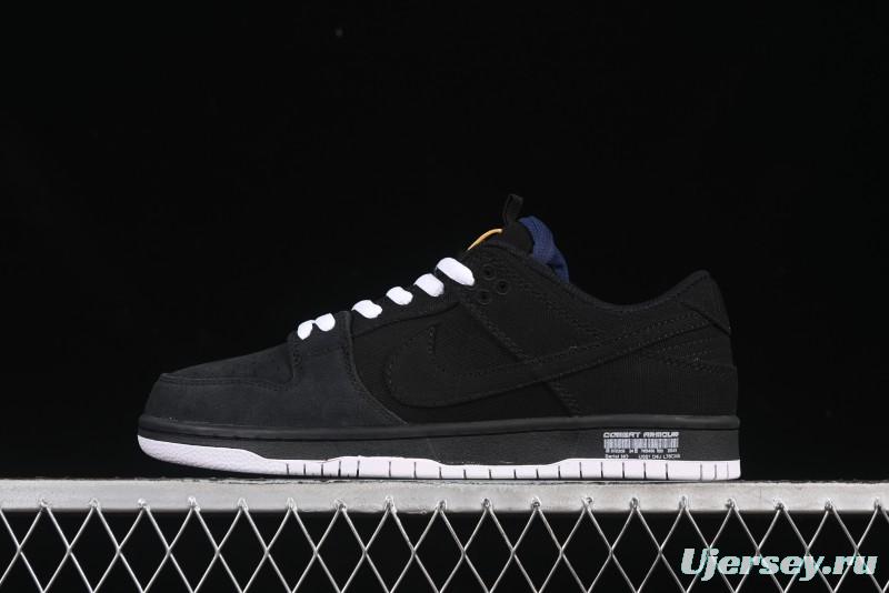 Nike SB Dunk Low Pro ISO Black Gum Rubber SB Low-Top Skateboarding Shoes - CD2563-006