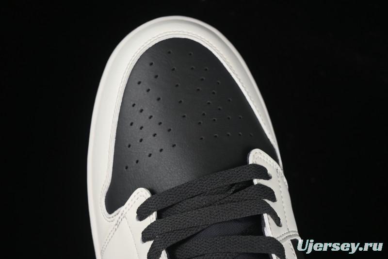 Nike Air Jordan 1 Low AJ1 Retro Casual Sneakers in Black White Grey - IH0649-021