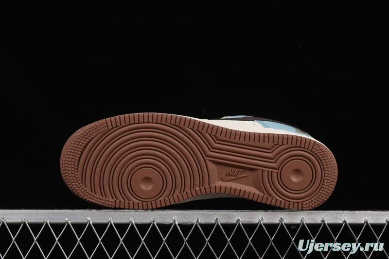 Nike Air Force 1 '07 Low LV Collaboration Summer Blue Casual Sneakers - JJ2508-702